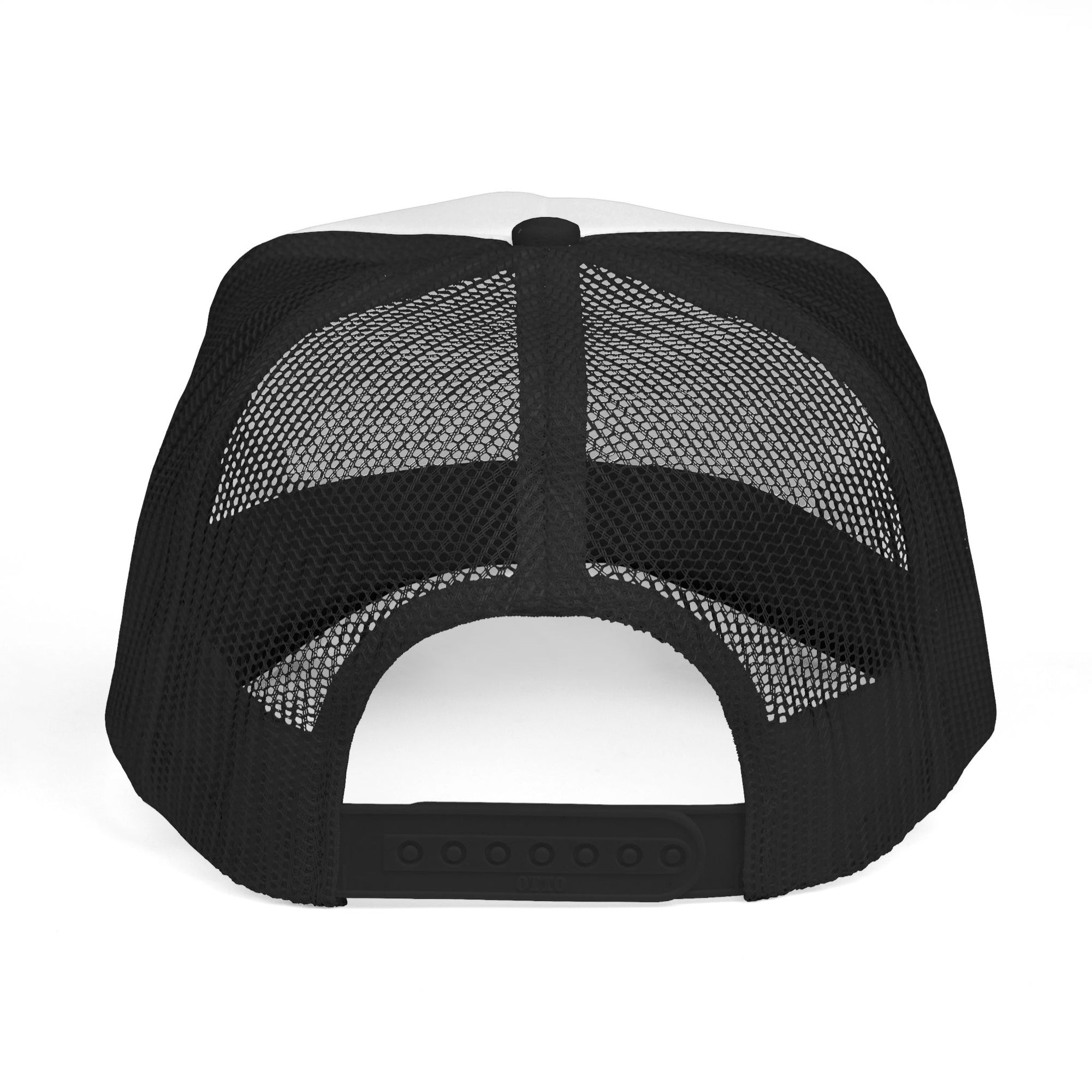 Spooky Black Cat Face Trucker