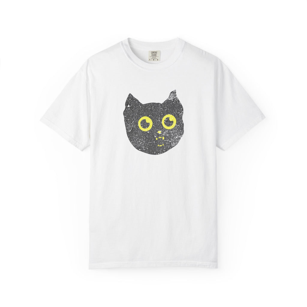 Retro Halloween Black Cat T-Shirt