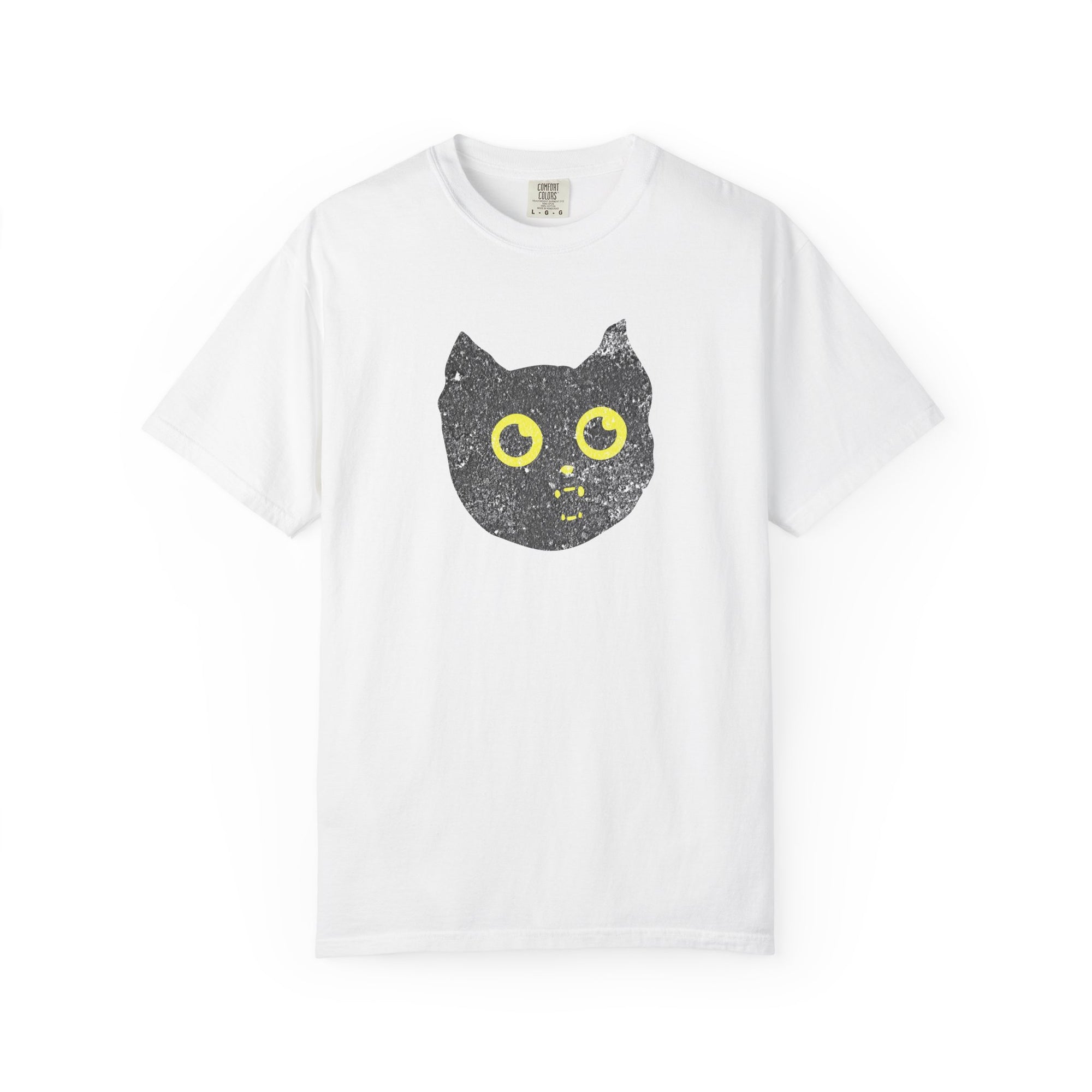 Retro Halloween Black Cat T-Shirt