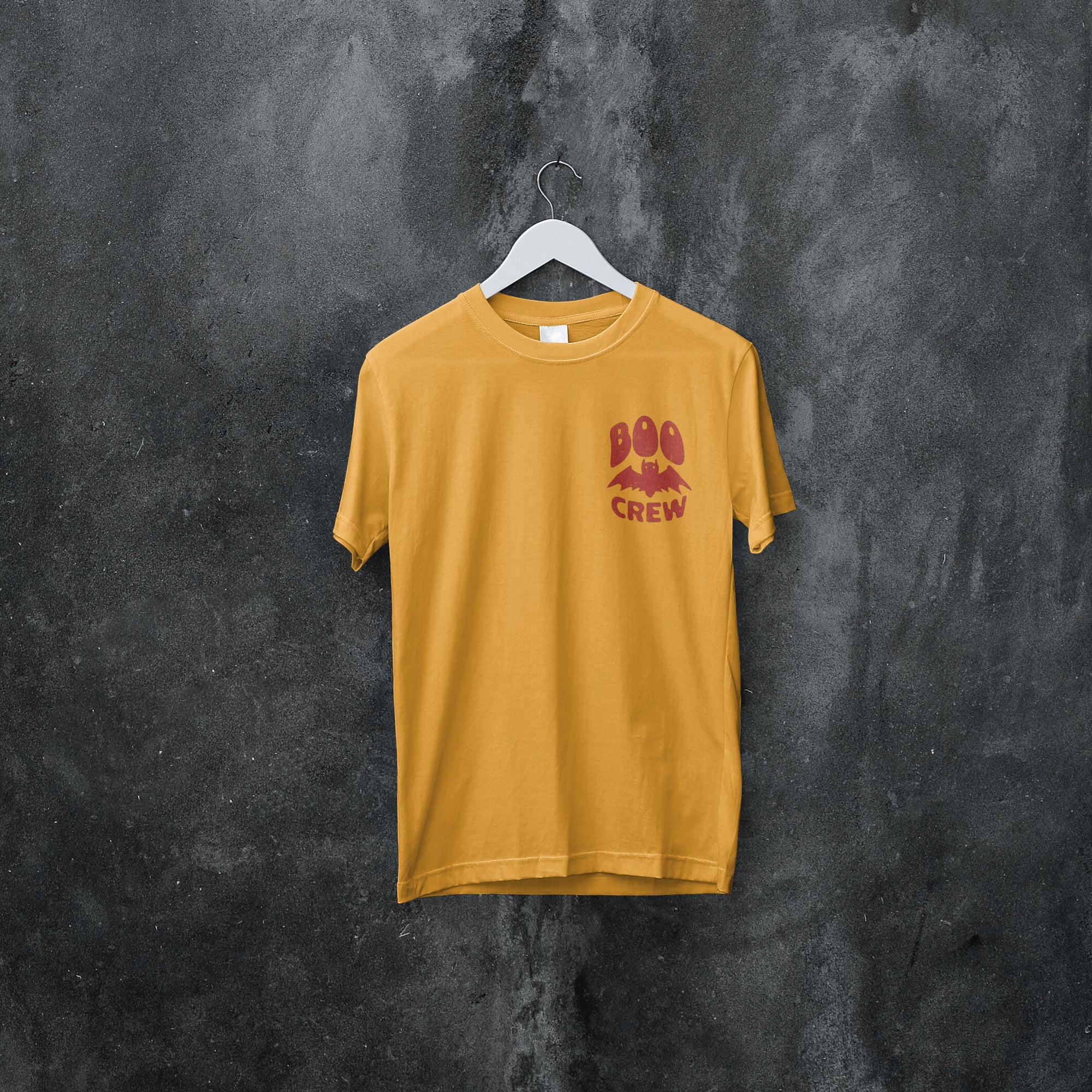 Spooky Season "Boo Crew" Bat Graphic T-Shirt