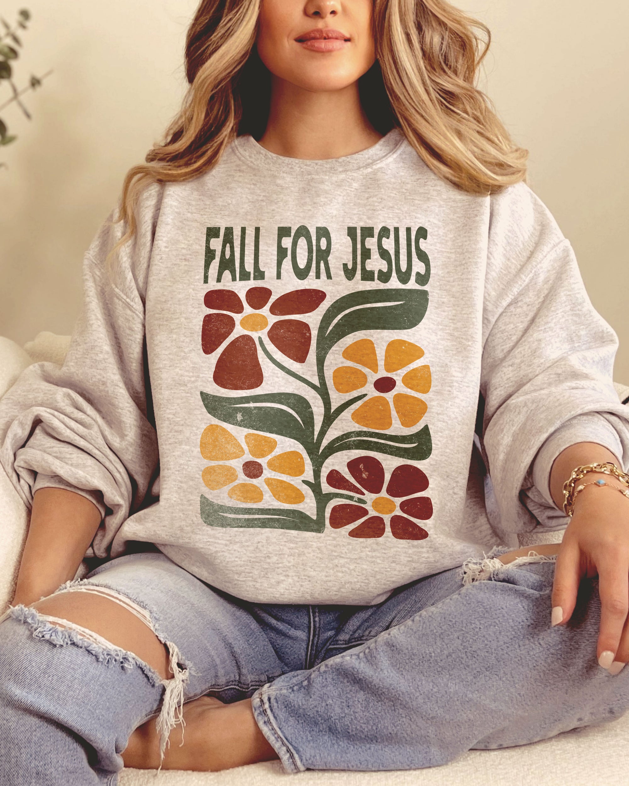 Boho Fall Christian Sweatshirt