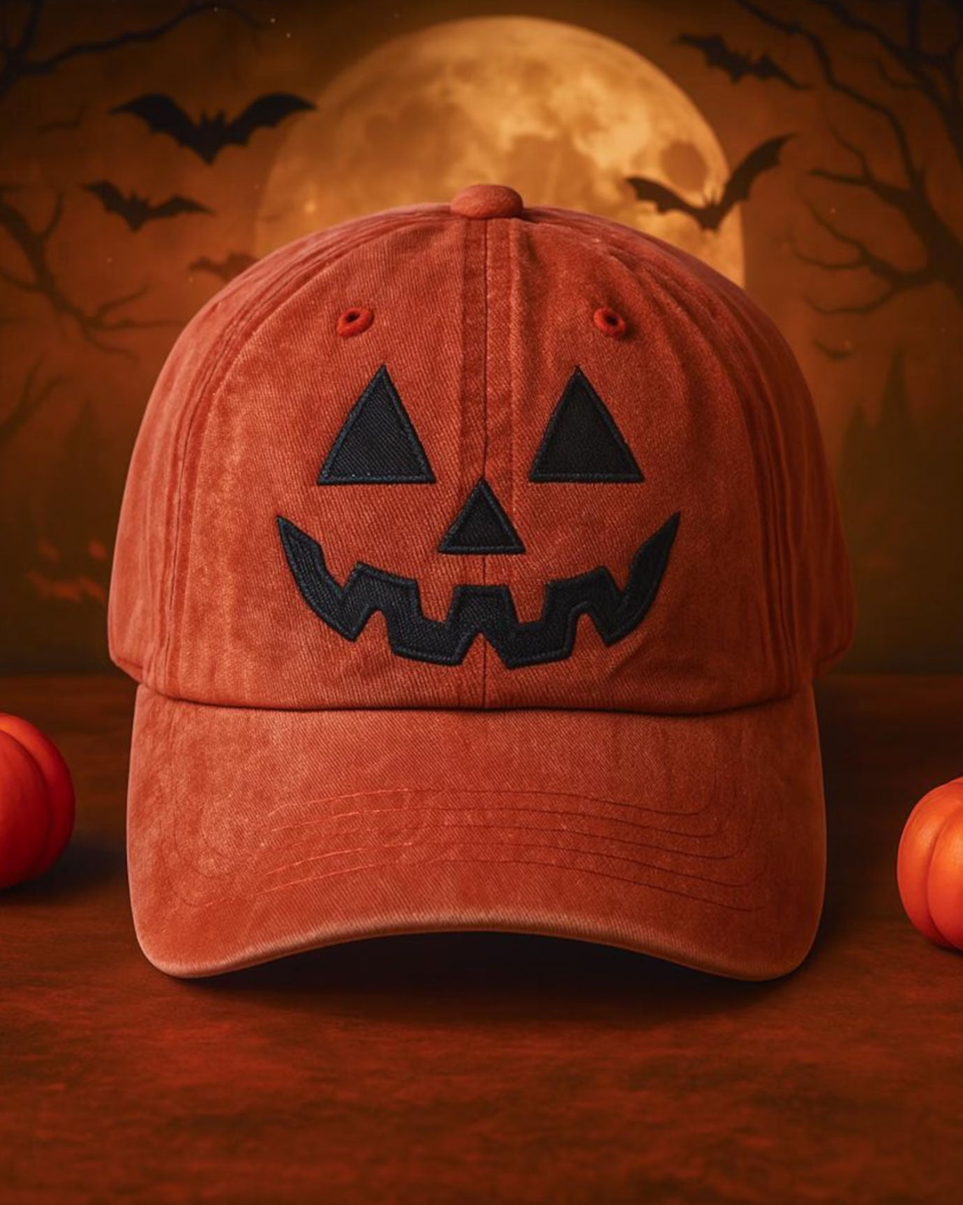 Jack-O'-Lantern (Pumpkin Face) Hat
