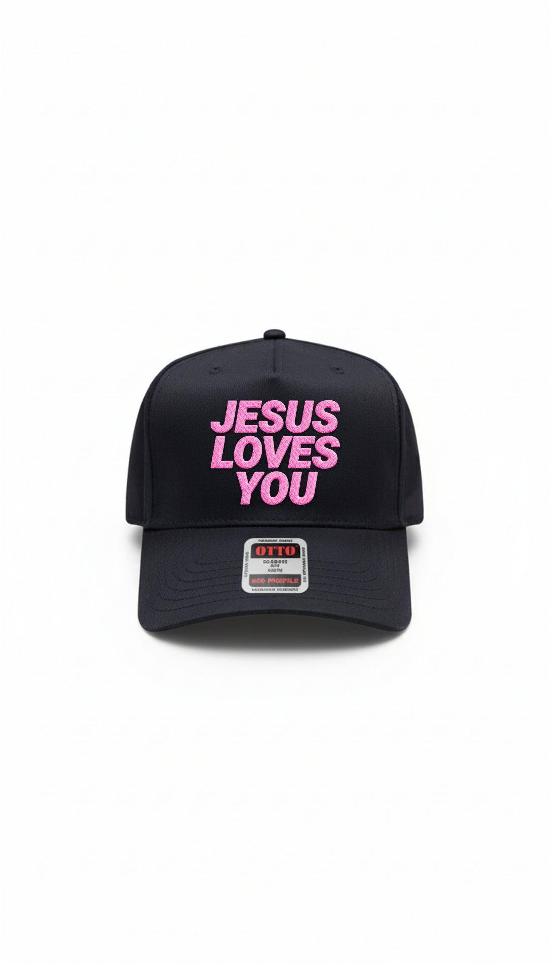 Jesus Loves You (Black) Baseball Hat