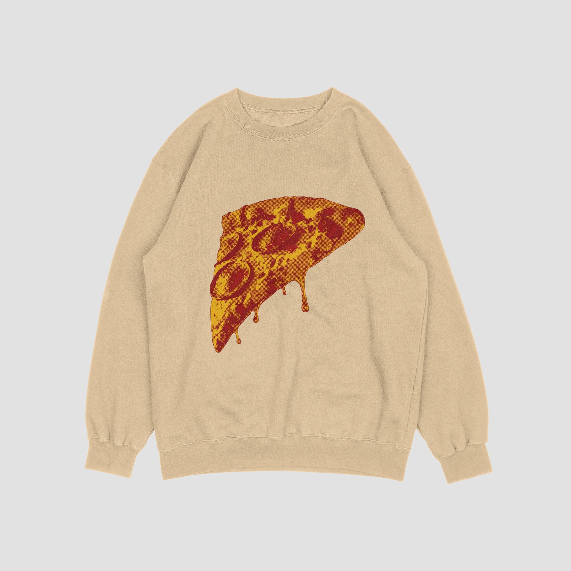 Retro PIZZA Slice Sweatshirt