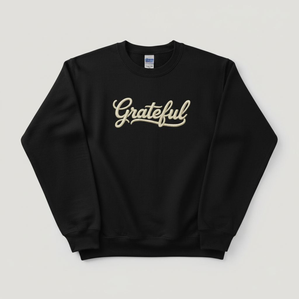 Grateful Embroidered Sweatshirt