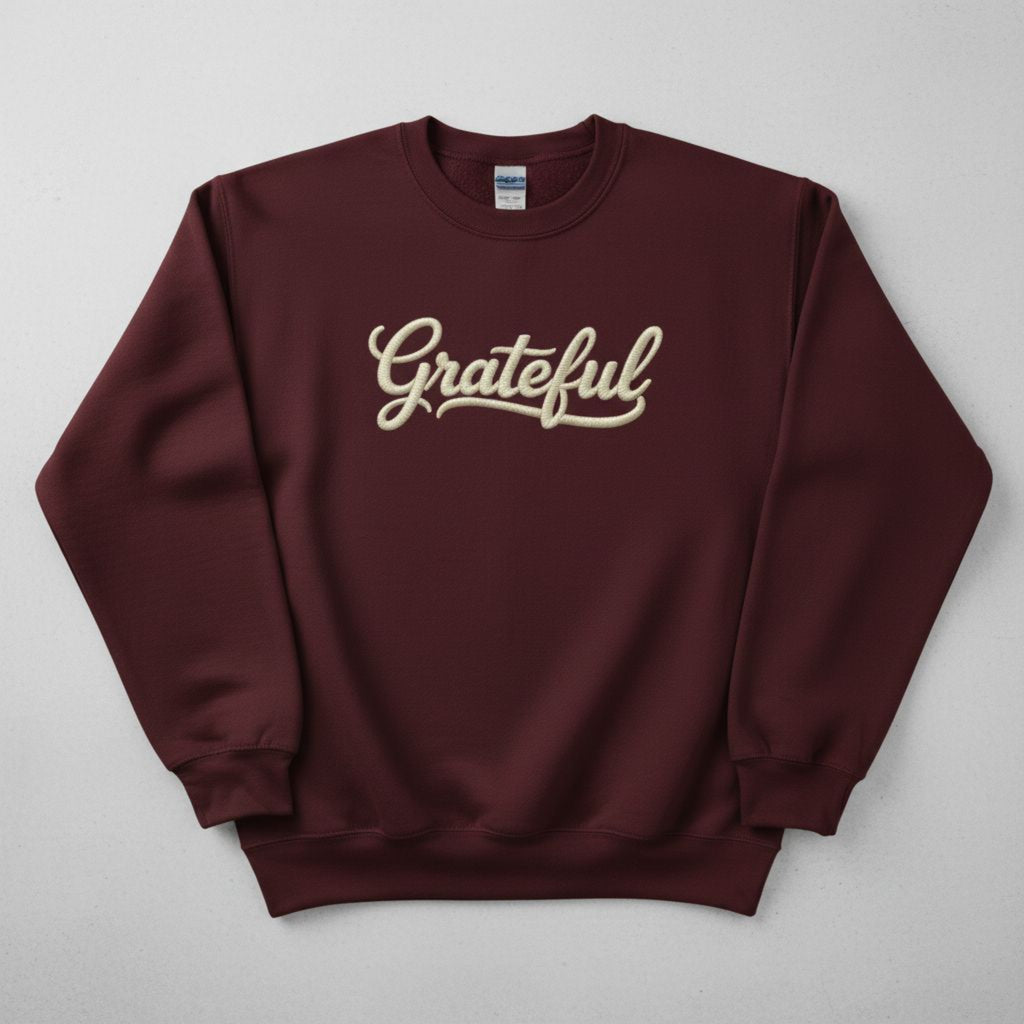 Grateful Embroidered Sweatshirt