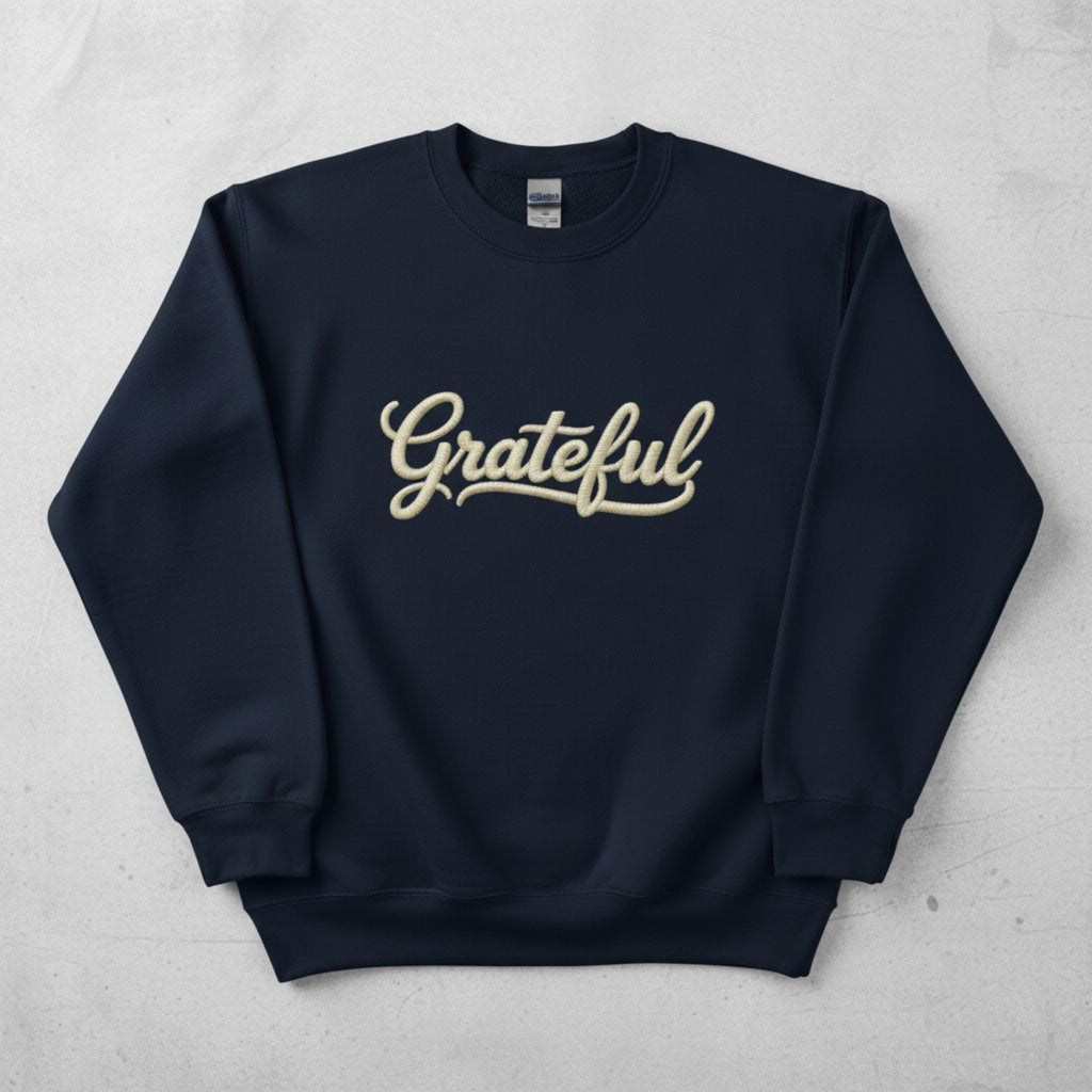 Grateful Embroidered Sweatshirt